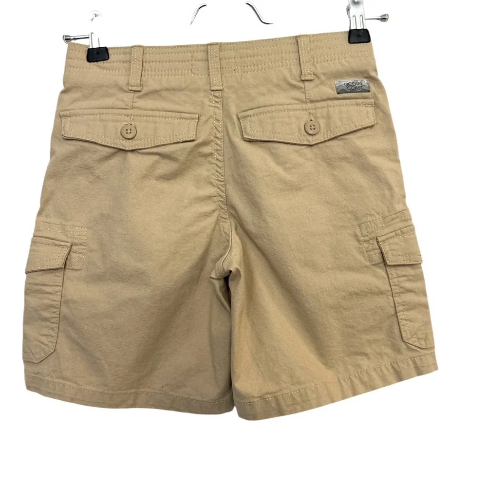 Ocean & Coast Boys Khaki Cargo Shorts Size 10